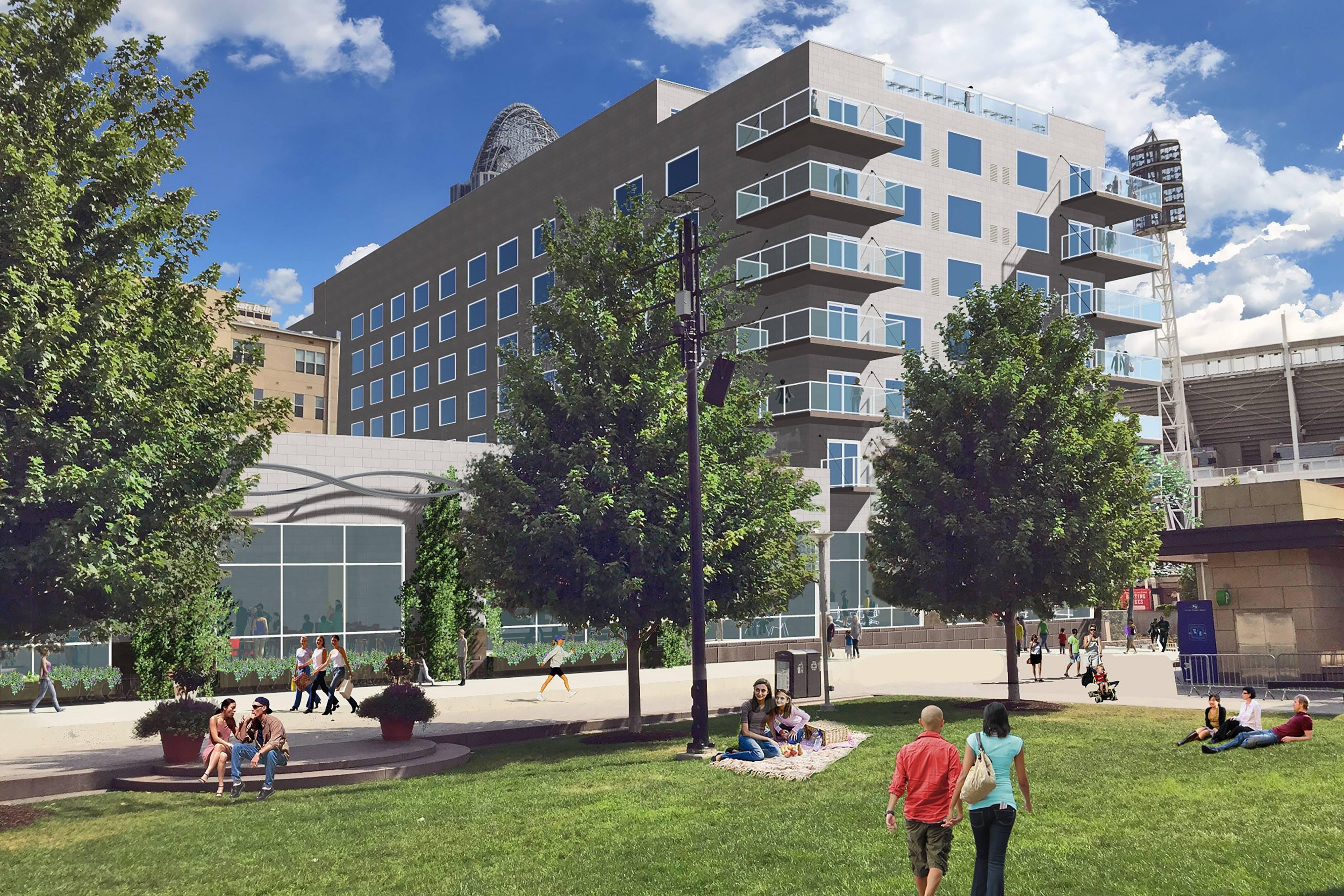 Ac Hotel By Marriott Cincinnati At The Banks Exterior foto